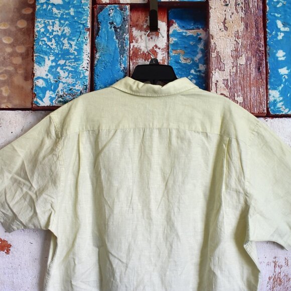 Men's Daniel Cremieux Short Sleeve Shirt Linen Italian Resort Cruise XLARGE Mult - Picture 6 of 8